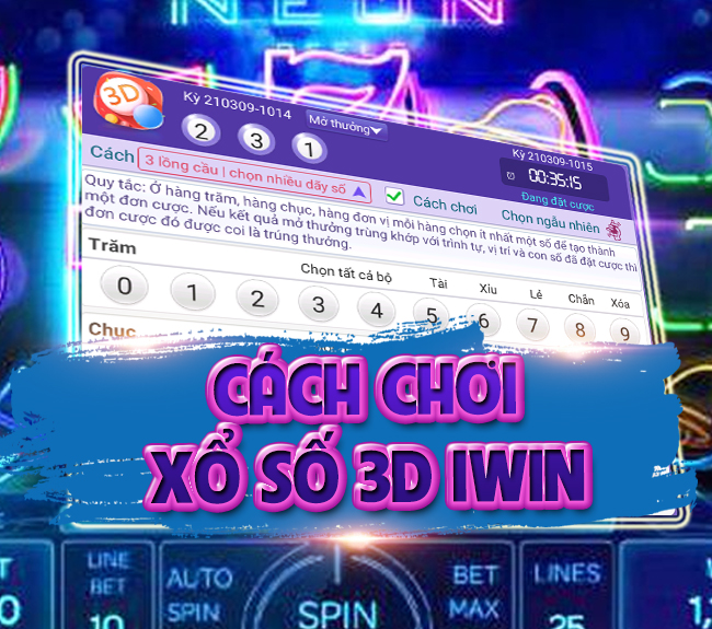 Hướng dẫn chơi xổ số 3D trên IWIN