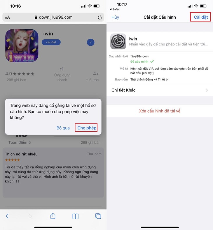Hướng dẫn tải app IWin 