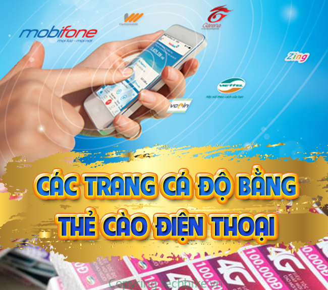 Các trang nhà cái cá độ bằng thẻ cào điện thoại