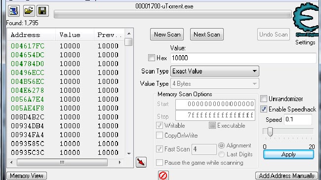 Cheat Engine - Phần mềm auto baccarat