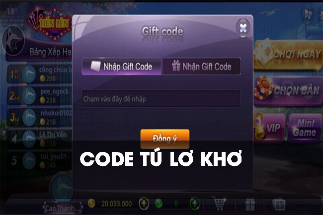 Bật mí cách nhận code tú lơ khơ ZingPlay miễn phí mới nhất
