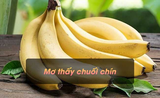 Nằm mơ thấy chuối chín mang ý nghĩa gì? Nên đánh con gì?