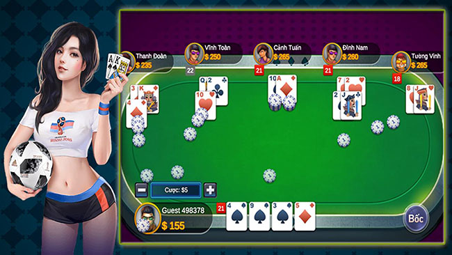 So sánh điểm trong game đánh bài xì dách offline