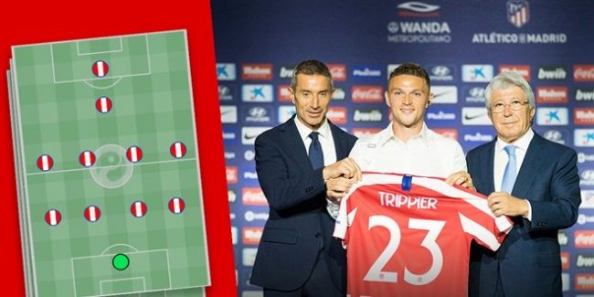 4-4-1-1- là đội hình yêu thích của HLV Simeone