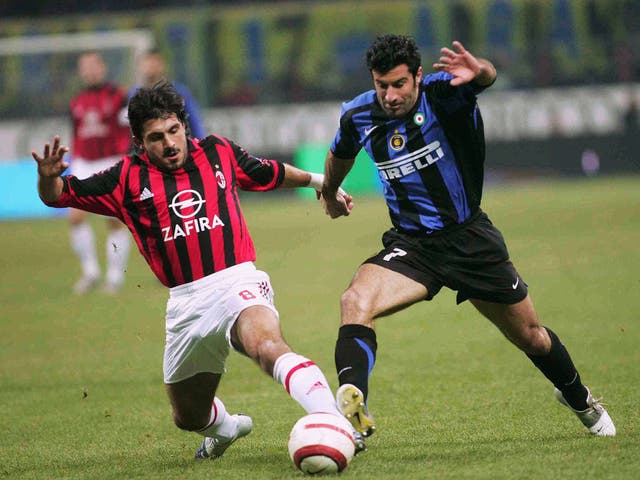 Gattuso là một trong những tiền vệ phòng ngự xuất sắc của đội bóng Milan