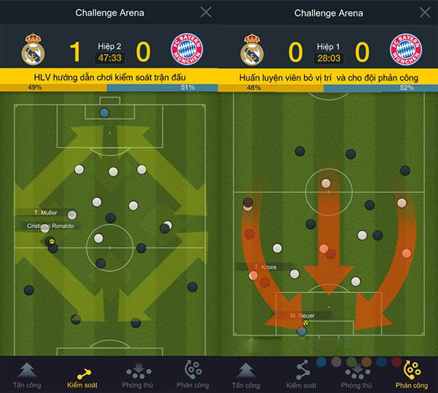 Giao diện fifa online 3 mobile