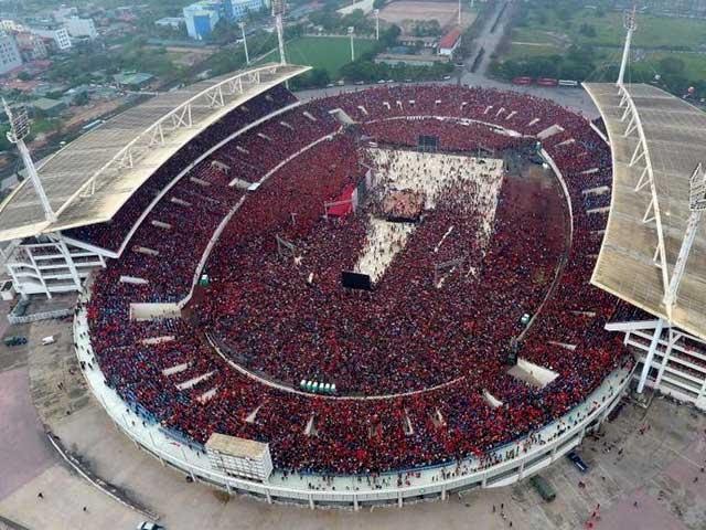 Bật mí sức chứa sân Mỹ Đình khổng lồ sau khi được nâng cấp