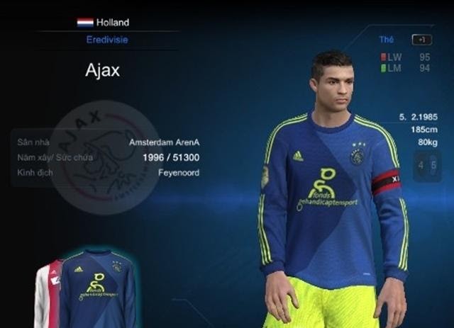 Trang phục thi đấu của Ajax trên sân khách - Mẫu áo FIFA đẹp và ấn tượng