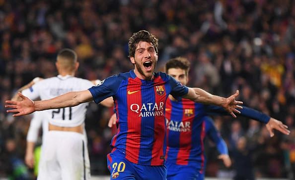 Hậu vệ cánh phải Sergi Roberto