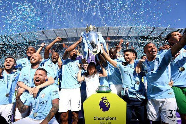 Manchester City vô địch ngoại hạng Anh 2017