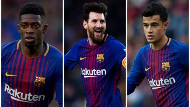 Đội hình ra sân của Barca