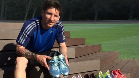 Khám phá tủ giày Messi: Những đôi giày giúp M10 thành công