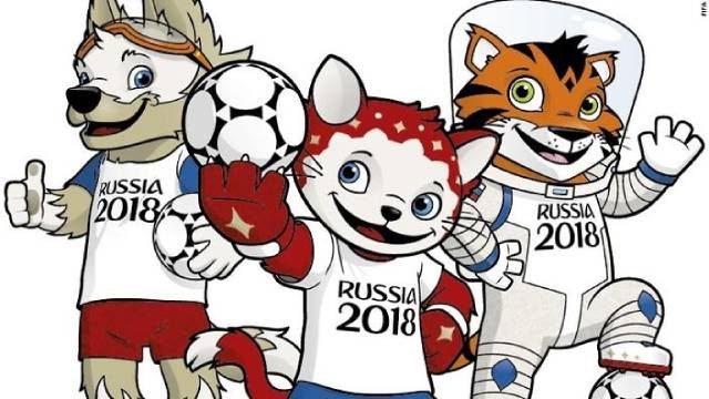 Linh vật World Cup 2018-Hình ảnh chú sói duyên dáng
