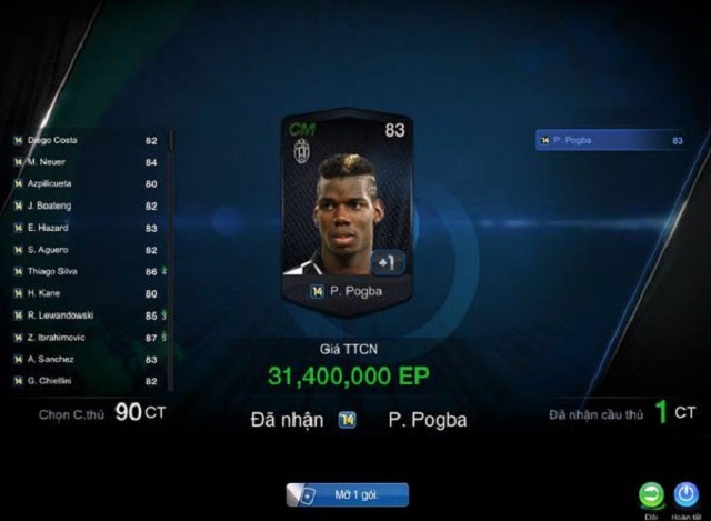 Gợi ý cách bán cầu thủ nhanh trong FIFA Online 3 độc nhất