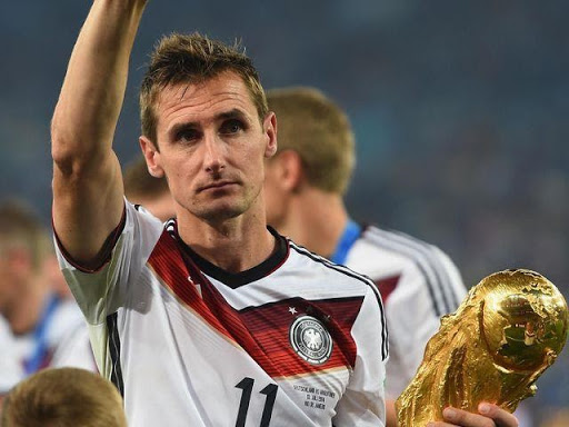 Miroslav Klose là một trong những tiền đạo hay nhất thế giới mọi thời đại