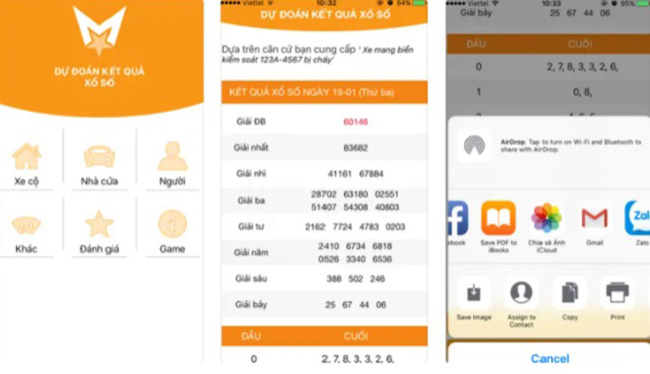 Phần mềm dự đoán xổ số dành cho IOS Phần mềm dự đoán xổ số dành cho IOS